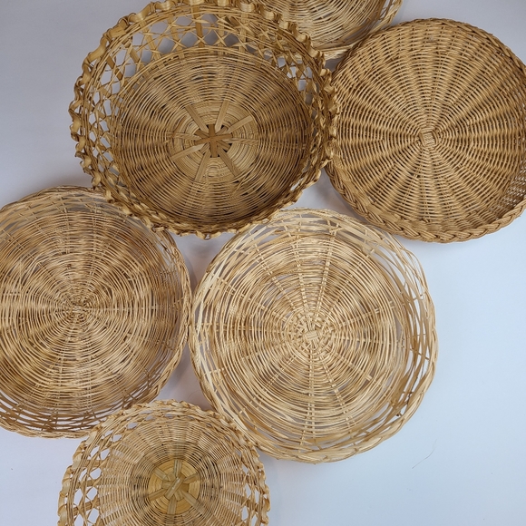 6pcs vintage basket bundle